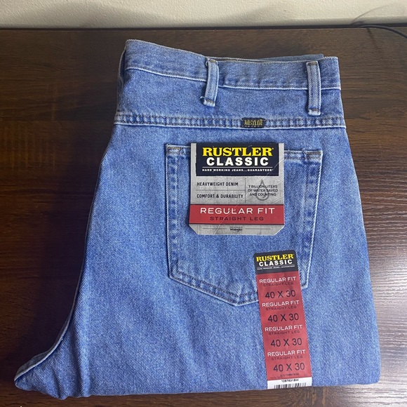 Rustler classic Hardworking Jeans Demin Blue Men - Picture 1 of 2
